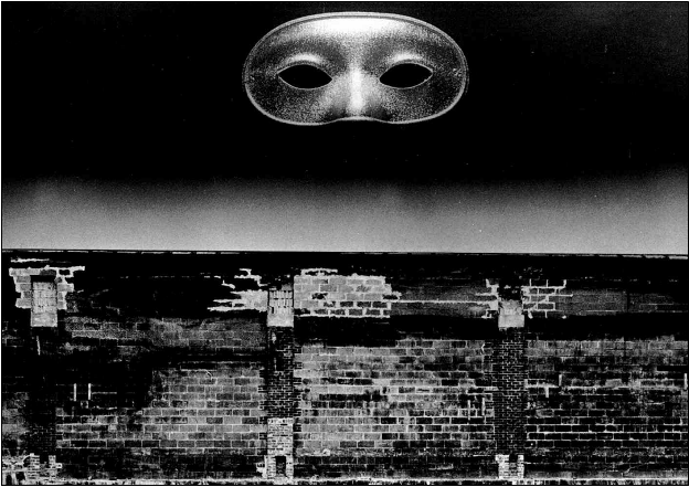 Surreal Photograph - Mask and Wall